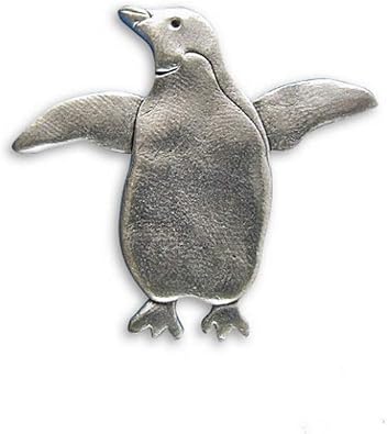 Pewter Penguin Pin by The Magic Zoo