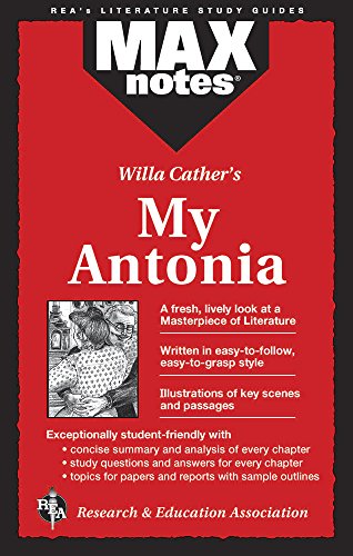 Maxnotes My Antonia Maxnotes My Antonia