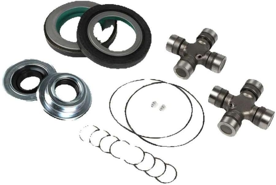 Front Axle Seal And Greaseable U Joint Kit 2014835 2017426 Compatible With F250 F350 Super Duty 2005 2006 2007 2008 2009 2010 2011 2012 2013 2014