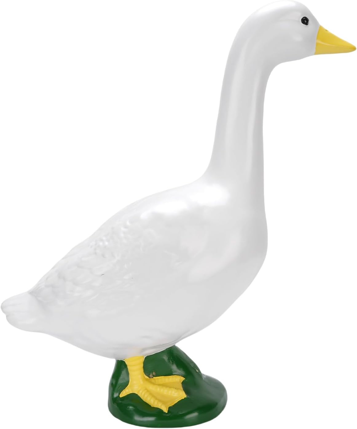 Statue,Garden Goose Statue,23 High Resin Lifelike,Large Size White Goose Sculpture Ornament,for Patio Balcony, or Front Porch Decor, White