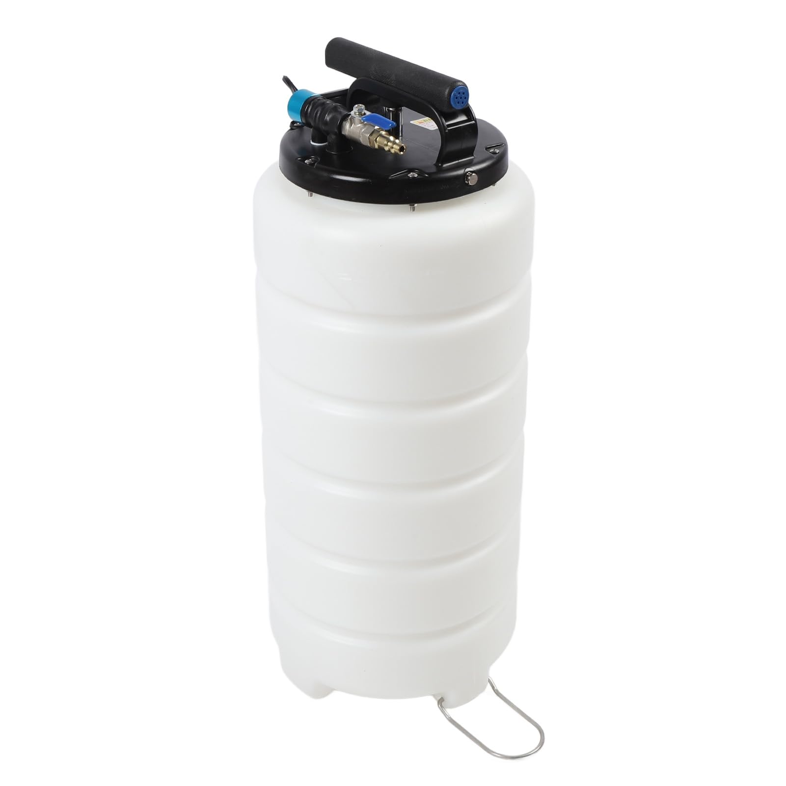 CHICIRIS Bomba Extractora de Aceite de 15 L Bomba de de Aceite ABS Extracción de Vacío Manual y Neumática con 2 Tubos Largos de 40 a 170 PSI para Automóviles, Motocicletas, Barcos, Equipos de Césped