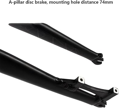 Mountain Bike Rigid Forks 26 27.5 29 Aluminum Alloy Fork 28.6mm In XC Alloy Forks Disc Brake Bicycle Lightweight Front Fork Threadless Straight Tube For MTB Road Bikes