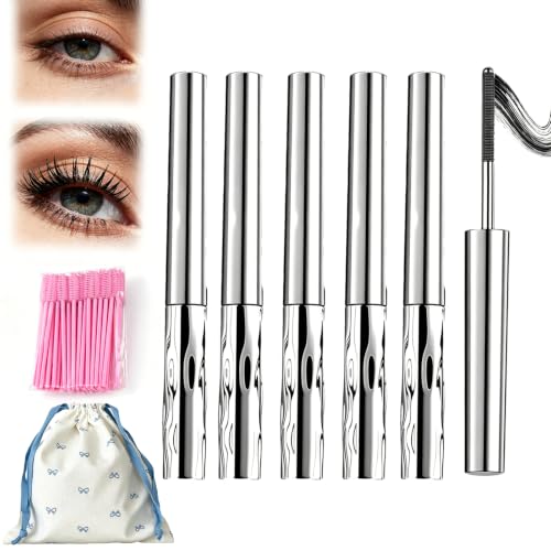 Curling Silver Stick Mascara, Volumizing Lengthening Smudge for Older Women,