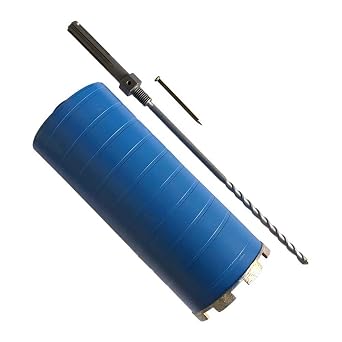 4" Dry Diamond Core Bit w/Pilot for Brick & Block, SDS Max | Core drilling into masonry, brick, block, and soft natural stone, 9.5" drilling depth, SDS Max connection