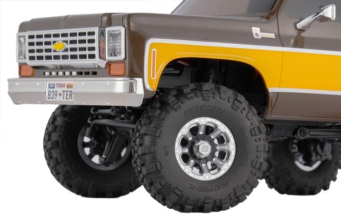 RC Parts RC Crawler Truck Parts for FMS 1/18 1/24 FCX18 FCX24: Aluminum 1.0” V-Spoke Beadlock Wheels(4 pcs)