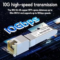 SODOLA 10GBase-T RJ45 SFP+ Module (1 Pack), SFP Transceiver – Ansicht 3