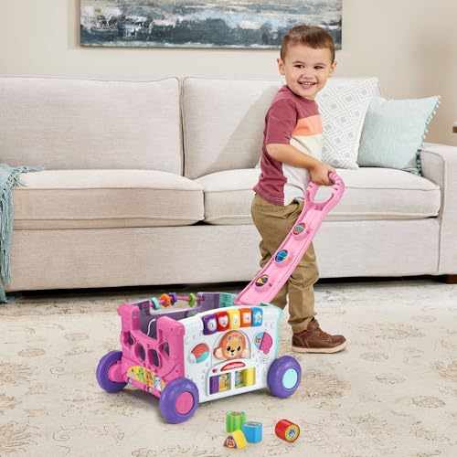 VTech Sort and Discover Activity Wagon for Toddlers, Pink - image 6