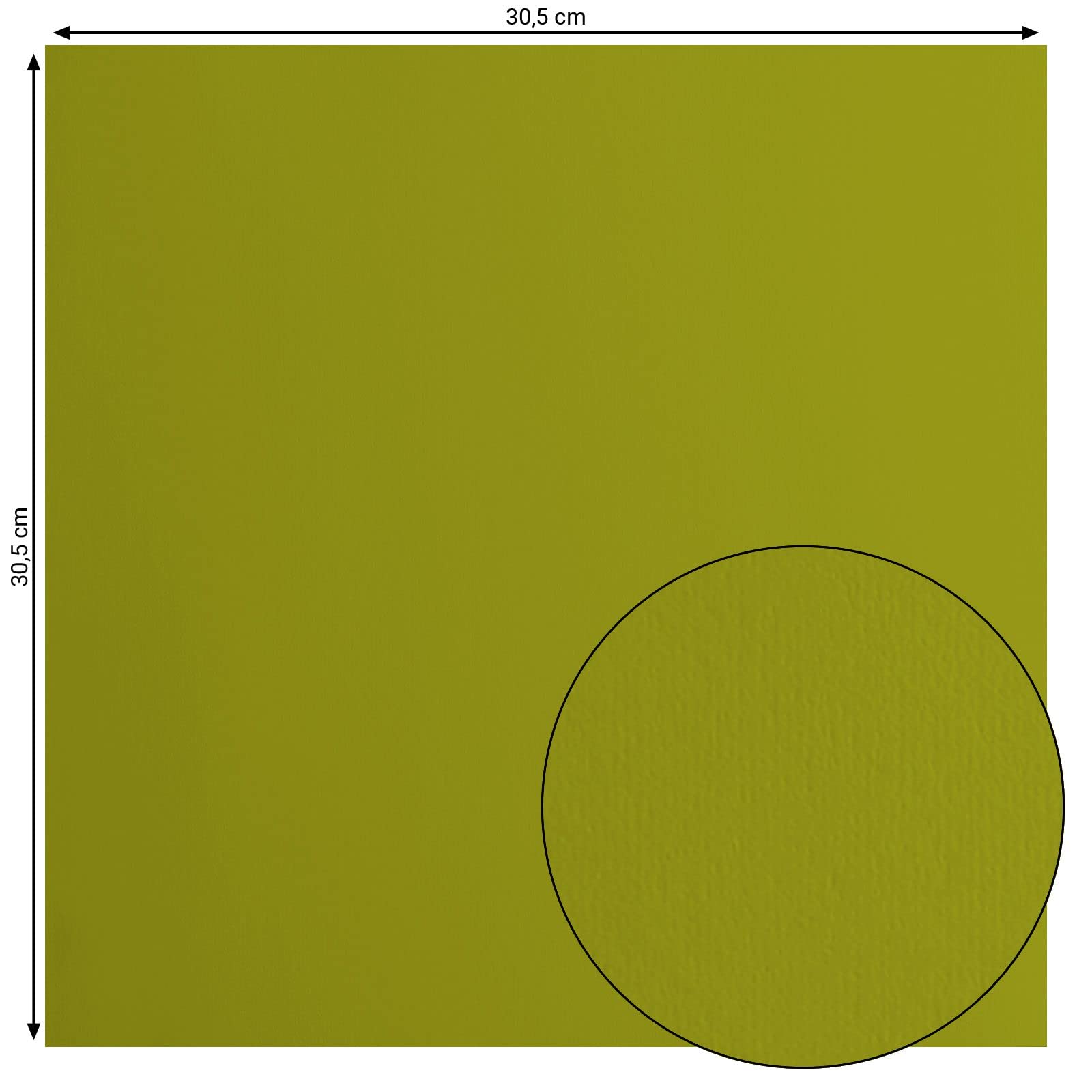 Image secondaire de Papier Cartonné Florence Vert Olive - 20 Feuilles 30,5 x 30,5 cm