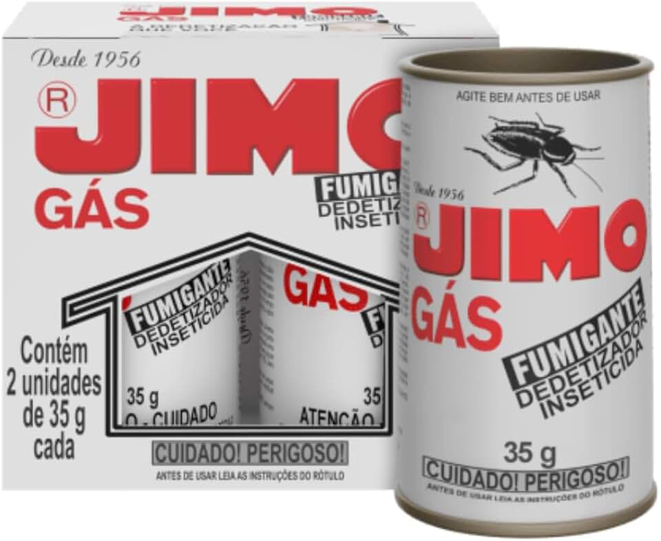 Gás Fumigante Detetizador 01 Unidade De 35g Mata Insetos Caseiro Mata Baratas Aranhas Pulgas Mosquitos Insetos Caseiros Ação Rápida Duradoura