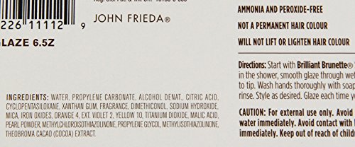 John Frieda Brilliant Brunette Liquid Shine Clear Glaze, 6.5 Fluid Ounce #TOP5