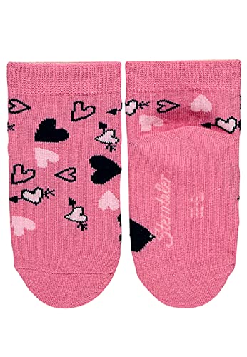 Short socks 3-pack hearts unisex-child socks4