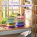 Simple Trending 2 Pack 8 Tier Letter Tray Paper - Mesh Desk File Organizer for Office School Desktop, Violet