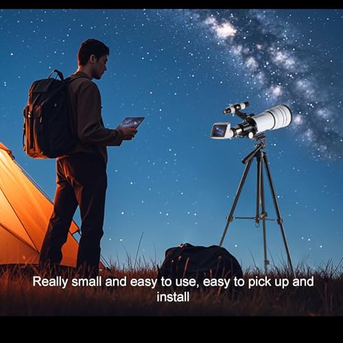 Elektronische WiFi-Okularkamera, Digitales Teleskop-Okular mit 2,8-Zoll-Bildschirm und 2-MP-HD-Objektiv, 1080P-Videoaufzeichnung für Astrofotografie und Vogelbeobachtung
