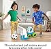 Fisher-Price Electronic Soccer Game Goaldozer Toy Motorized Net with Lights & Sounds for Preschool Sports Play Ages 3+ Years