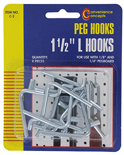 Convenience Concepts SC-2 Pegboard ''L'' Hooks