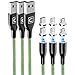 Produktbild CAFELE Magnet Schnellladekabel Datenkabel USB 3 in 1 [Aktualisierte Version] - 5A Magnetisches Handy Kabel- für Allen Typ C/Lighting/Micro USB/Samsung/Huawei/iPhone Geräten