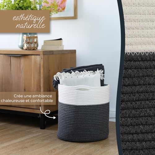 Panier de rangement adapté à Kallax avec poignées dissimulées pour un gain d'espace