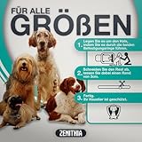 ZENITHIA Zeckenhalsband für Hunde - Flohhalsband hundeFlohschutz Halsband für Hunde – Zeckenhalsband - 100% Natürlich - Schutzhalsband gegen Flöhe - 12 Monate Schutz – 65 cm verstellbar (2 Einheiten)
