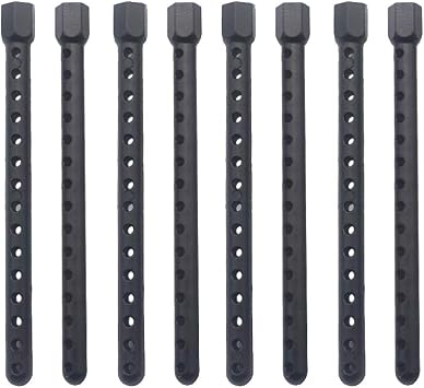 8Pcs ShareGoo Plastic Body Post Mounts RC Car Shell Column Compatible with HSP Redcat Racing Lightning EP Drift STK STR EPX PRO 1/10 Scale RC Model Car 70mm