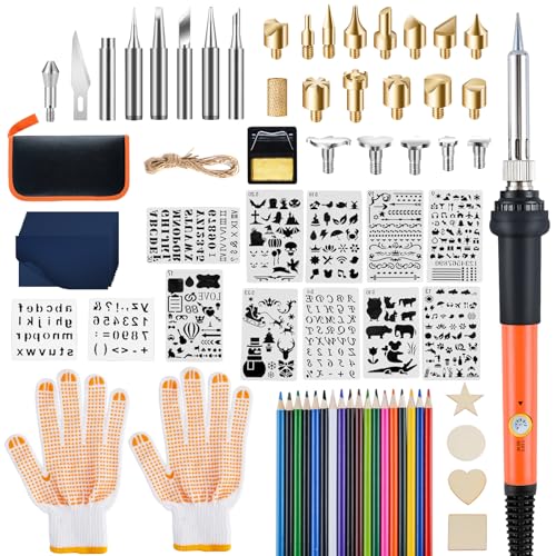 Ninonly Wood Burning Tools Kit with Adjustable Temperature