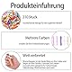 jiuxlaan 210 Stück Lose Zum Selber Beschriften, Bunte Lose Tombola, Gemischt Bunt Tombola Lose mit Metallringen, Kleine Zettel Beschriften Notizzettel für Geburtstag Jubiläum Valentinstag
