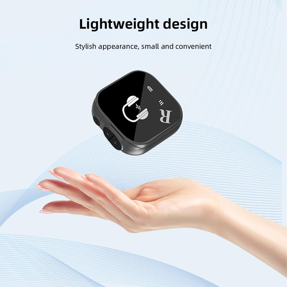 5.8G Inalámbrico en el Sistemas de Monitor de Oído, Auriculares del Sistemas IEM de Monitoreo de Doble Canal con 3 in 1 Receptor de Transmisor para Conciertos Musicales (2 receptores)