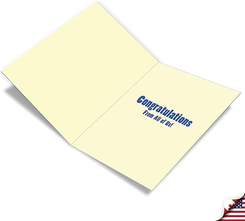 Miniatura 2 de NobleWorks - Tarjeta de felicitación de aniversario de trabajo de 8.º hito humorístico de nosotros de 8.5 x 11 pulgadas con sobre (paquete de 1)