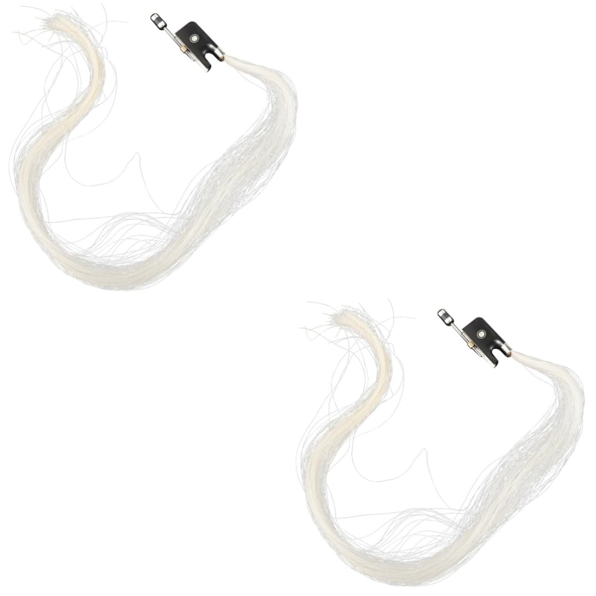 ifundom 2pezzi Bow Hair Per Violino Naturale Accessorio Premium Per Sostituzione Facile e Veloce Per Principianti e Studenti Realizzato Pelo Di Cavallo Per Durata e Prestazioni Ottimali