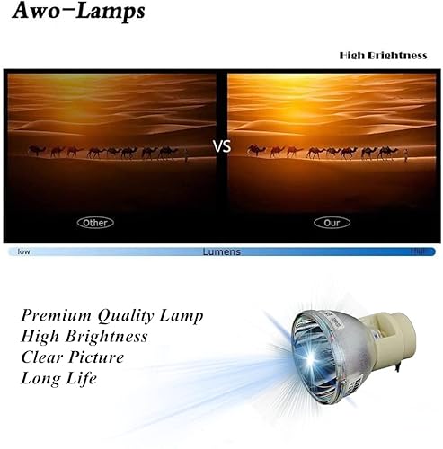 Awo Original Projector Lamp Bulb 5J.j7L05.001 / 5J.j9H05.001 / 5J.j9E05.001 / 5J.j6E05.001 For Benq W1070,W1080St,Ht1075,Ht1085St,W1070+,W1080St+,I700,W1500,Mx662,Mx720 #TOP4