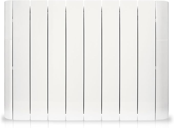 HJM Emisor Térmico Cerámico Bajo Consumo MARNE 2000, Programación 24/7, Funciones Ahorro, Turbo Programable, 2000W, Blanco