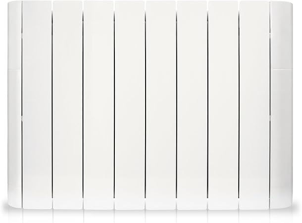 HJM Emisor Térmico Cerámico Bajo Consumo MARNE 2000, Programación 24/7, Funciones Ahorro, Turbo Programable, 2000W, Blanco