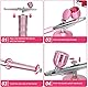 Hiseeyo Airbrush, verbessertes Airbrush-Set mit Kompressor und wiederaufladbarer, tragbarer schnurloser Airbrush-Nagelmaschine, Airbrush-Pistolen-Set für Nagelkunst, Kuchendekoration, Make-up