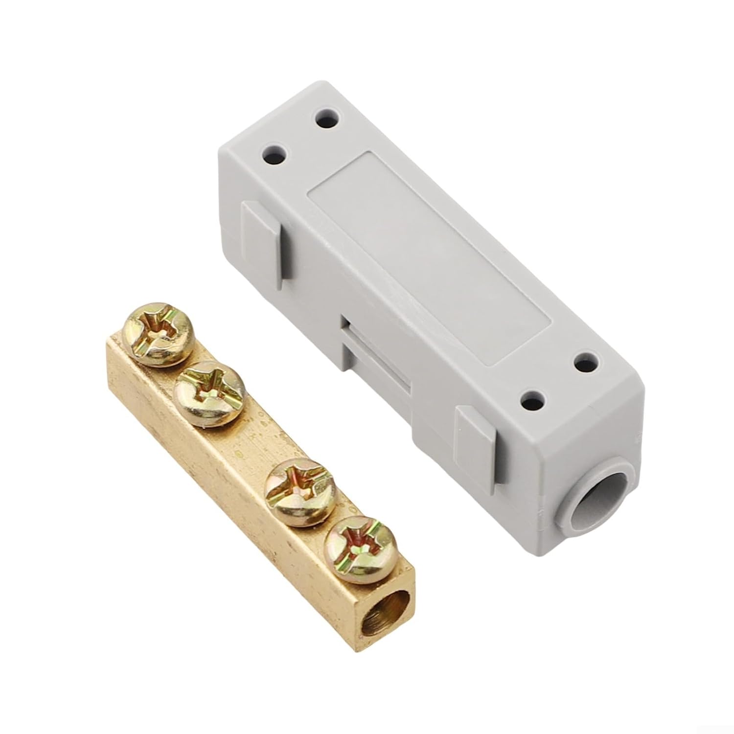 Brass High Splitter Wire Connector, Quick Terminal Blocks 1-16mm2 Cable, 32A-80A 400V-1000V, Electrical Junction Box, 10 Pack(S16)