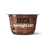 MUSH Overnight Oats - Dark Chocolate - Good Source of Fiber, Non-GMO, Dairy Free, Gluten Free, 5oz