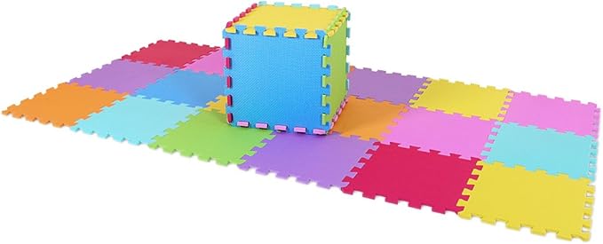 EVA Foam Puzzle Play Mat para Bebé - 20 Piezas - Multicolor miniatura 4