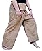 Thai Fisherman Pants Yoga Trousers Free Size Plus Size Cotton Ivory Stripe By Hugdethailand