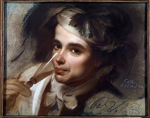 The young spanish drinker pastel painting pour salon chic