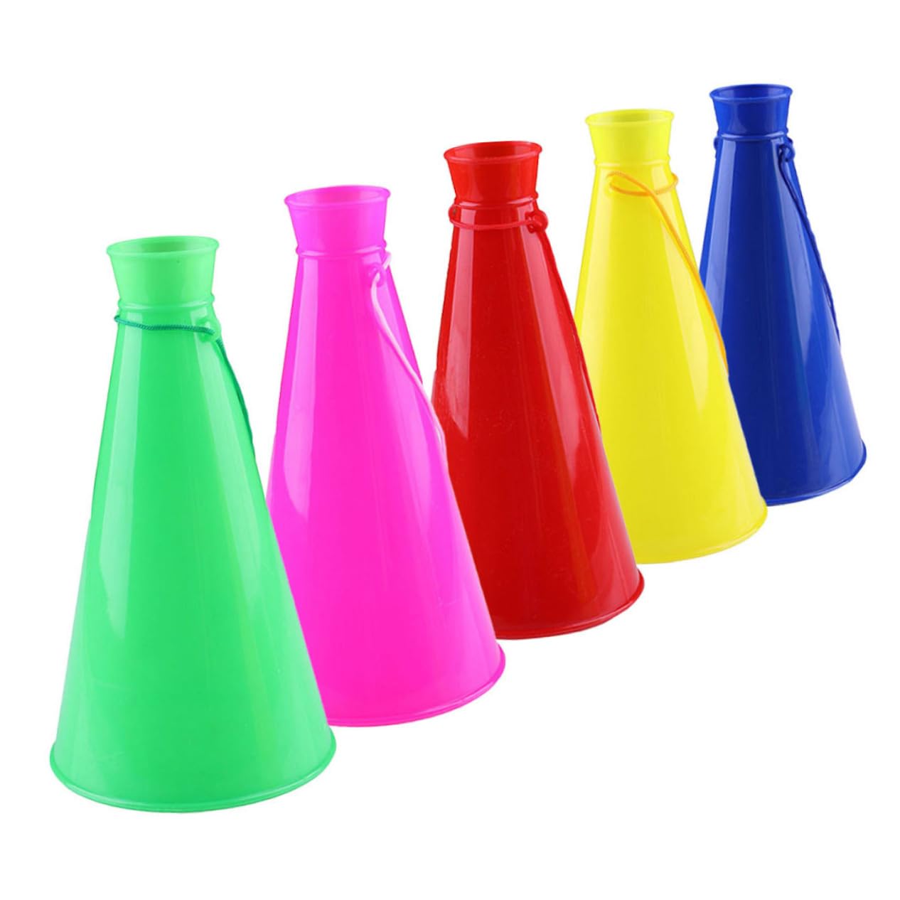Toddmomy 2 Series Cuerno Animador Juguete Animador De Fiesta Cuerna Megáfonos Animando Megáfono Para Juguetes Ruidosos Soplar Cuernos El Plastico 5 Piezas*2