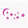 Amazon.com : Moon and Stars Stencil - Stencil of Stars, Starry Night ...