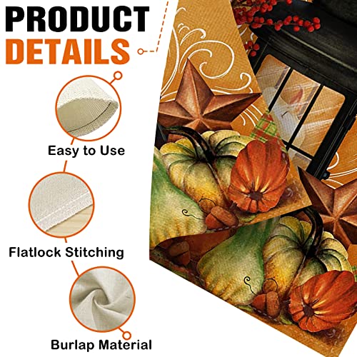 Dyrenson Home Decorative Outdoor Orioles Bird Garden Flag Double Sided, Welcome Fall Quote House Yard Flag, Autumn Harvest Pumpkin Primitive Garden Yard Decorations, Seasonal Outdoor Flag 12 X 18 #TOP3