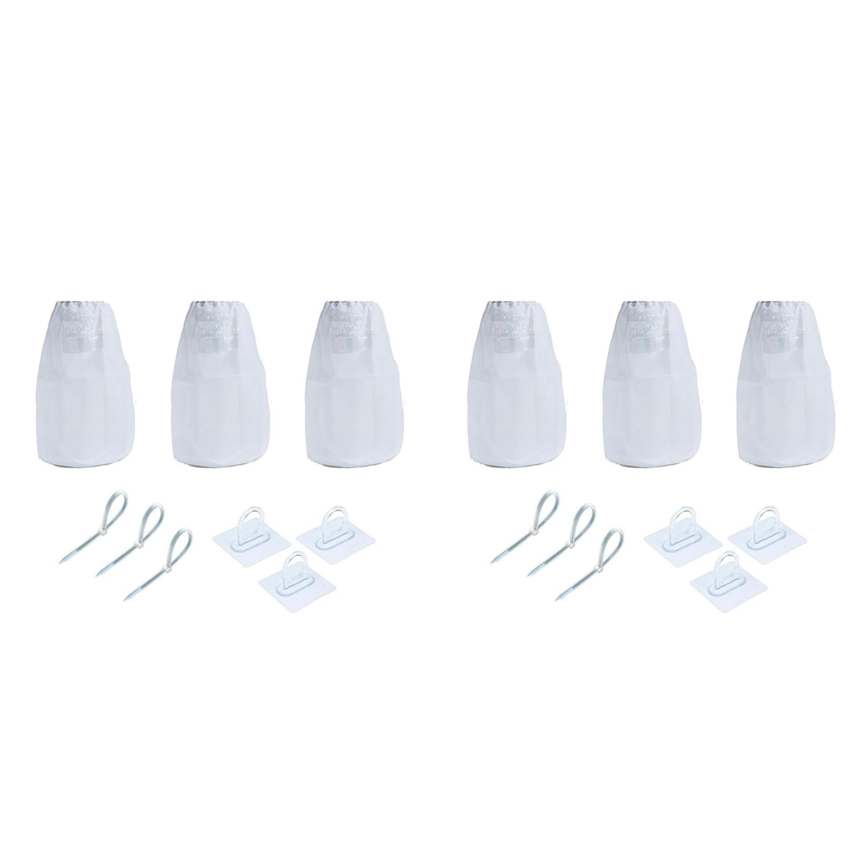 Hndhbfgrt 6Pack Dryer Vent Lint Bags, Lint Traps for Indoor Outdoor Dryer Vents, Lint Dust Bag Capturing Lint and Dust