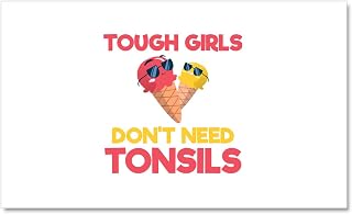 CafePress Tough Girls Don't Need Tons Car Magnet 20 X 12 Car Magnet, 20"x 12" Magnetic Door Display