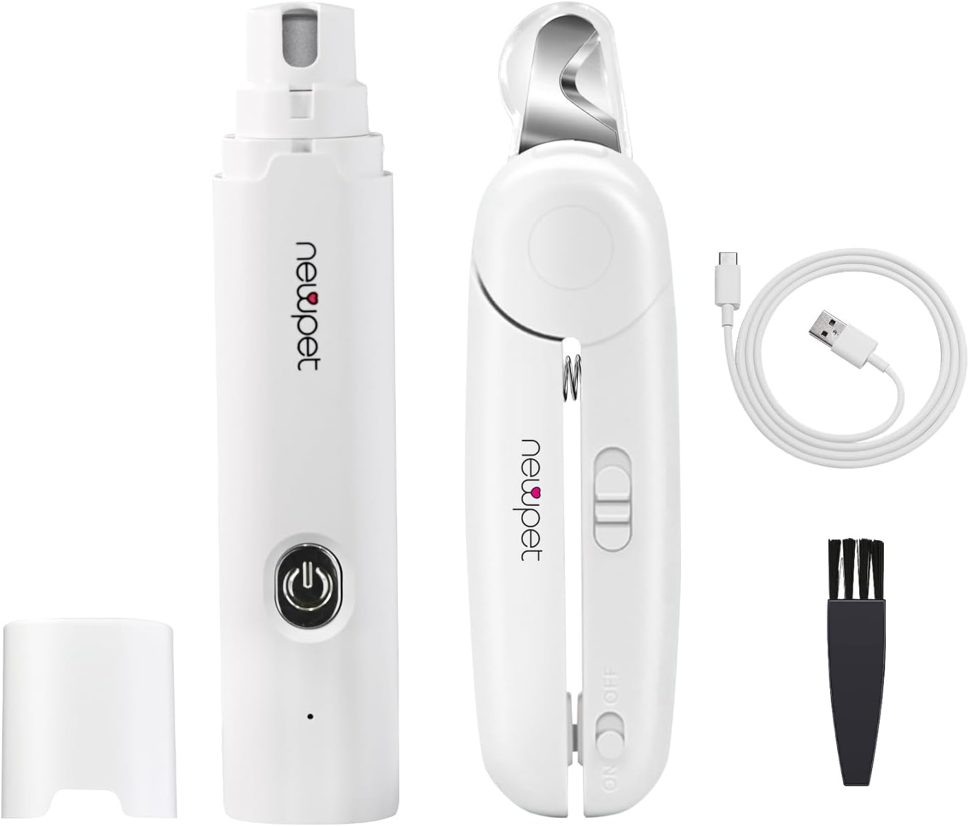 NEWPET Aparador de Pelos, Máquina de Tosa Pet,Baixo Ruído,Muito pra Poder Fazer a Toda Higiênica,Bivolt (2 em 1)