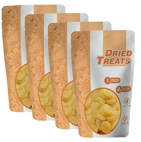 Image of Dried Treats Dried Fruits Nuts And Seeds (Dried Pineapple Coin, 1000 Gm (4X250G))