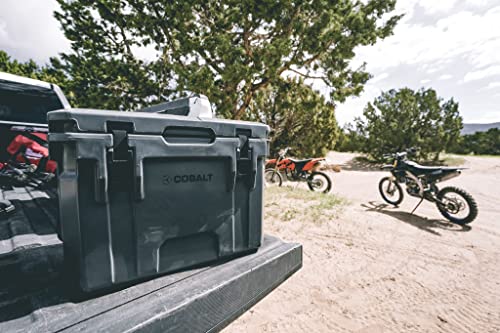 Cobalt 25 Quart Roto-Molded Super Ice Cooler | Large Ice Chest Holds Ice Up To 3 Days | (White) #TOP4