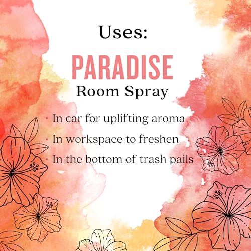 Aura Cacia Paradise Room Spray 8 Fl. oz. - Light Aroma, No Synthetic Fragrances - Image 7