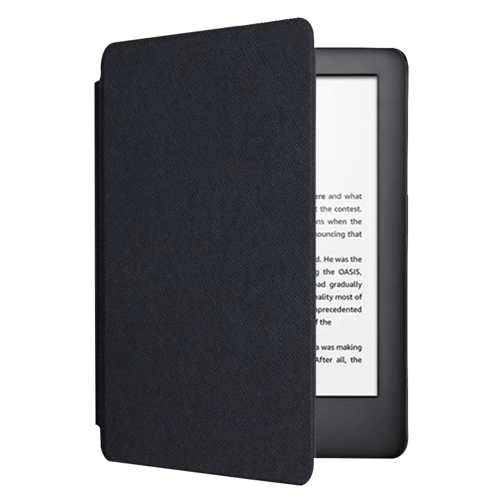Olixar Leather-Style Black Case - For Kindle Paperwhite 5 11th Gen 2021 - View #2