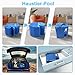Fwiull Hundepool für Große & Kleine Hunde, Faltbarer Hunde Planschbecken 120 * 30CM Hundebadewanne Stabiler Swimmingpool Haustier Kind Schwimmbecken rutschfest Tragbar Blau