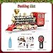Hot Bee Remote Control Train Locomotive, Train Steam Engine Toy w/Smoke, Lights & Sounds, Christmas Trains Toys Gifts for 3 4 5 6 7 8+ Years Old Kids