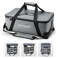 NEEWER Tragetasche mit beweglicher Schaumstoffpolsterung für Studio Light Q300 Vision 4 ML300 CB60B RGB CB60 MS60B MS60C MS150B, Robuste Transporttasche aus Oxford Gewebe mit Schultergurt & Griff, PB5
